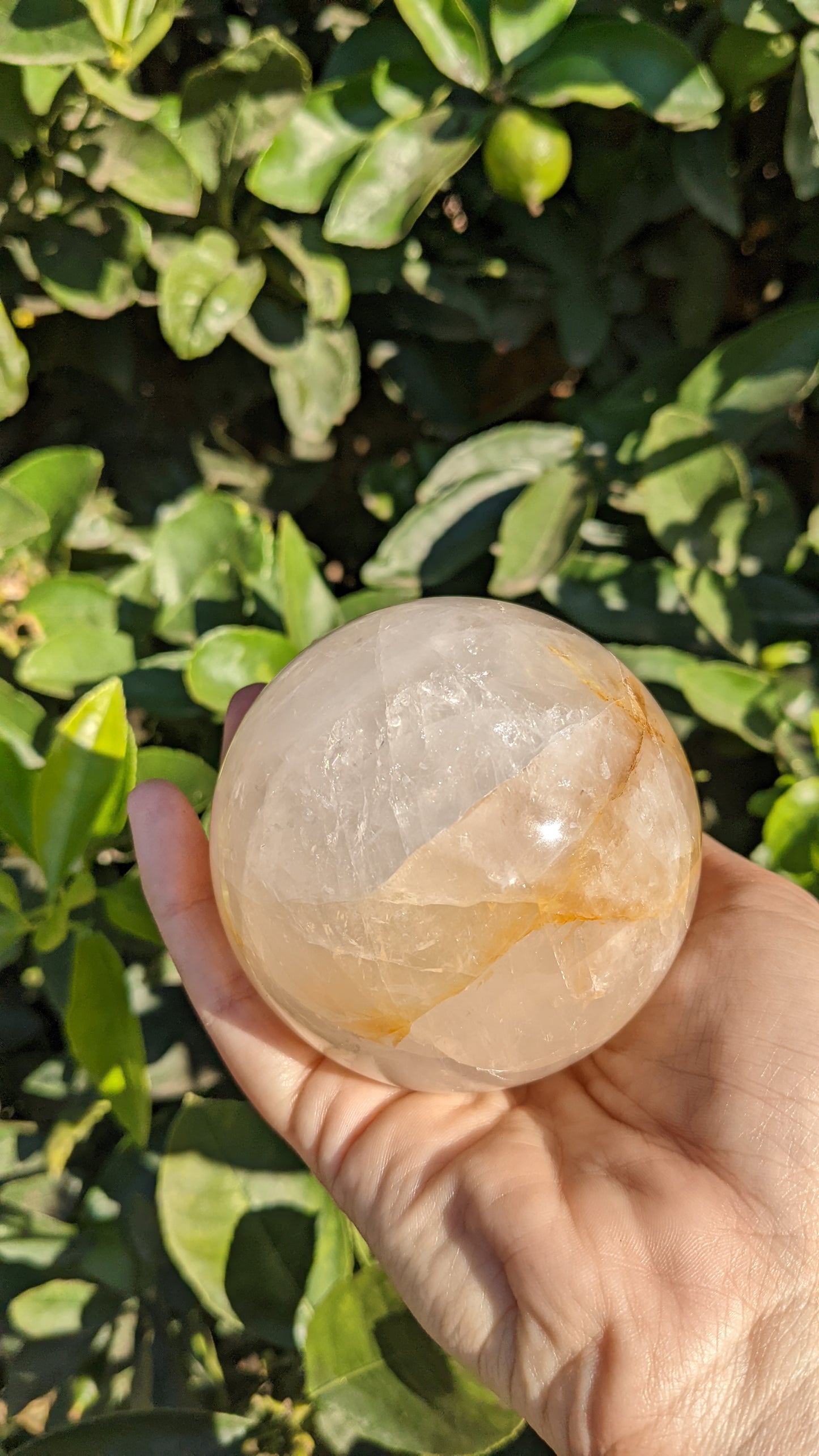 Golden Healer Quartz Spheres