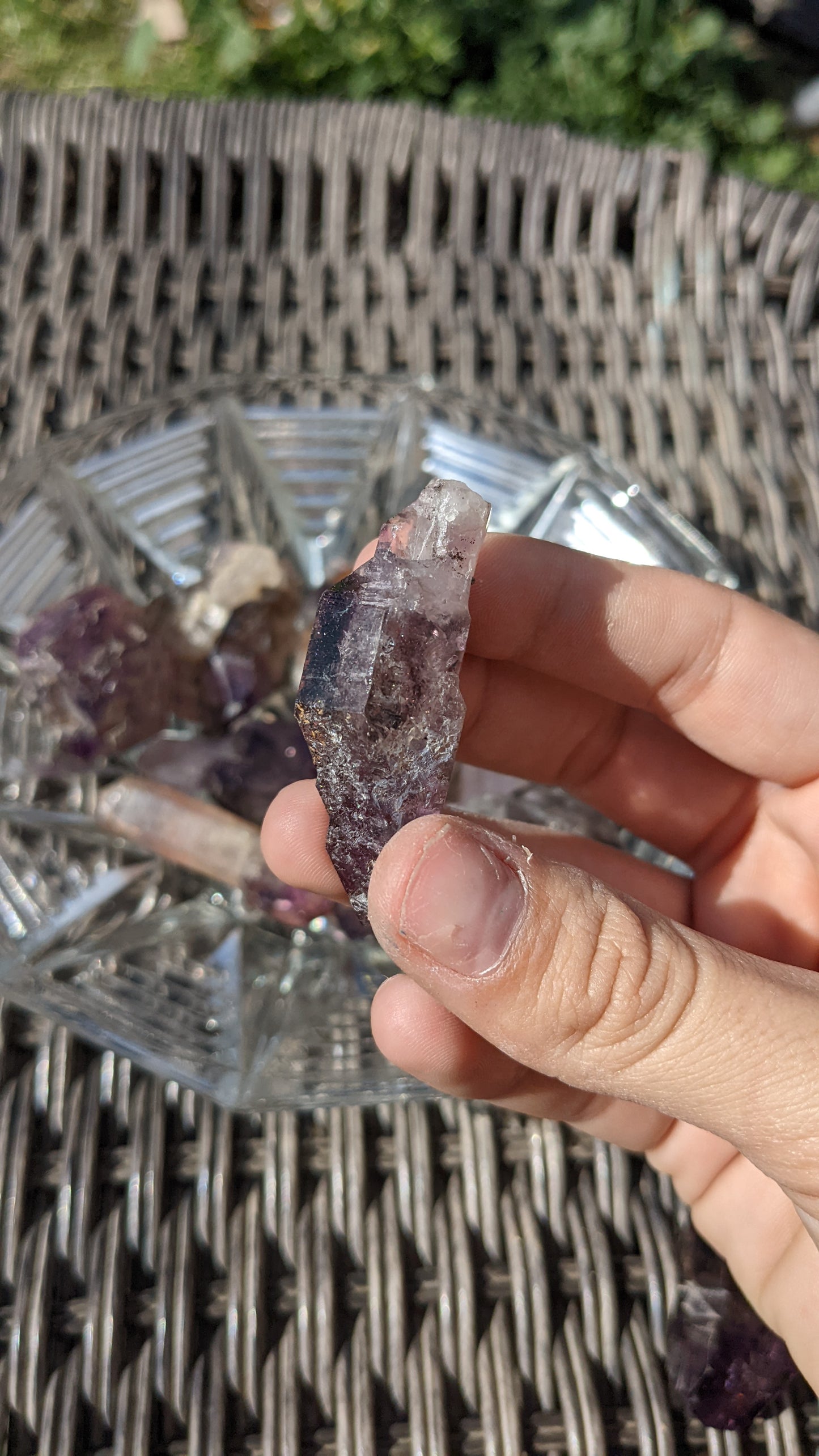 Sceptre Smoky Amethyst Crystals Intuitively Chosen