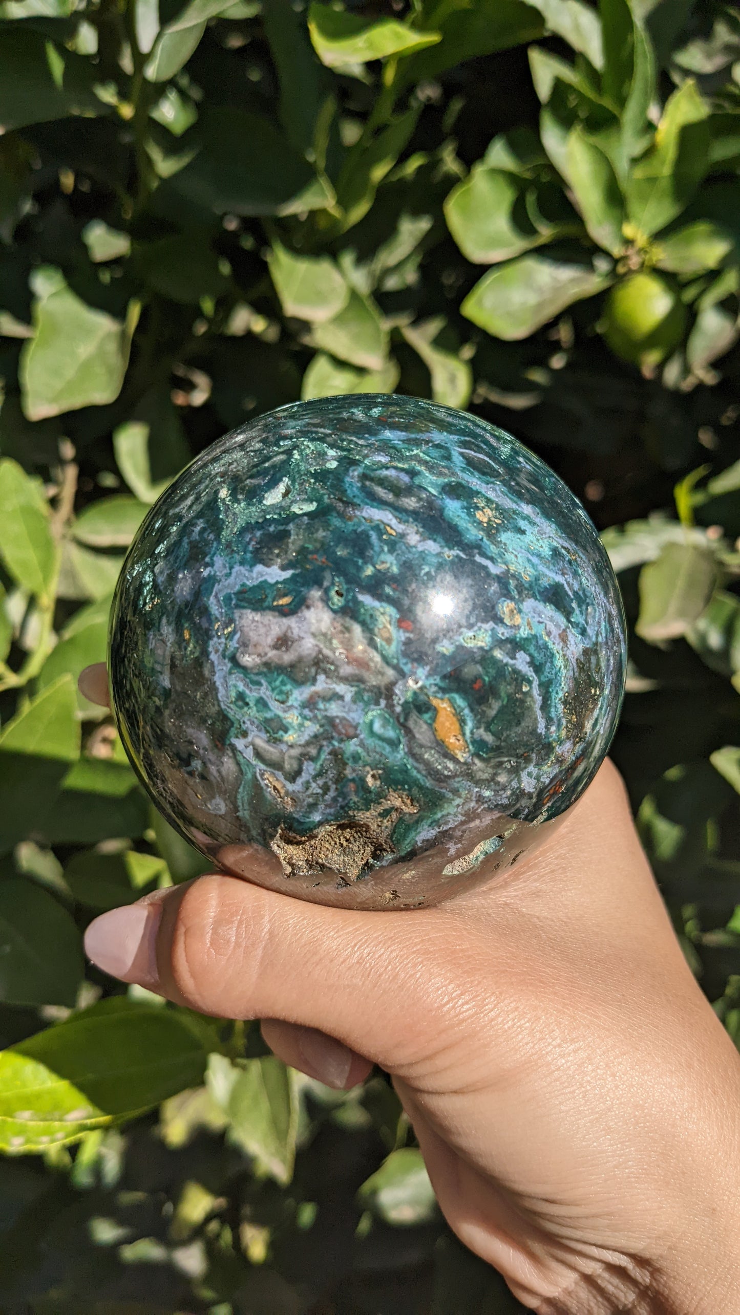 Ocean Jasper Spheres