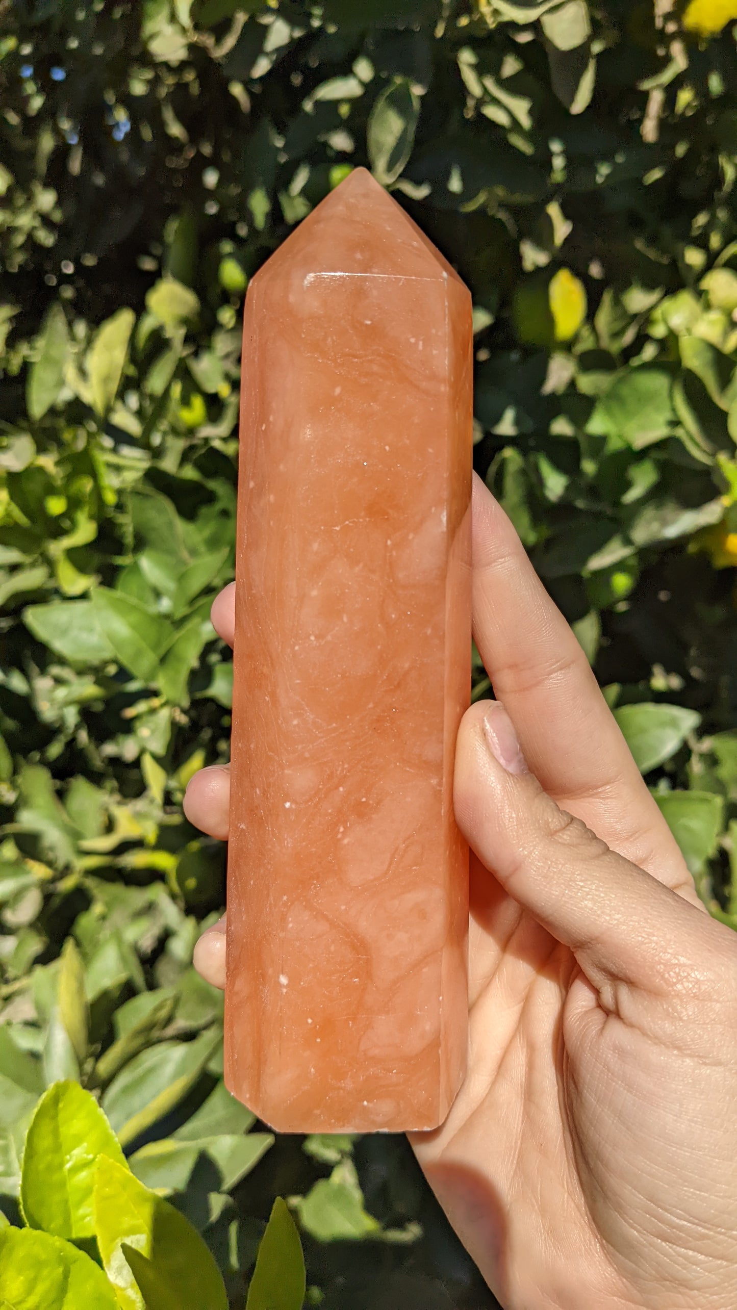 Orange Calcite Tower A