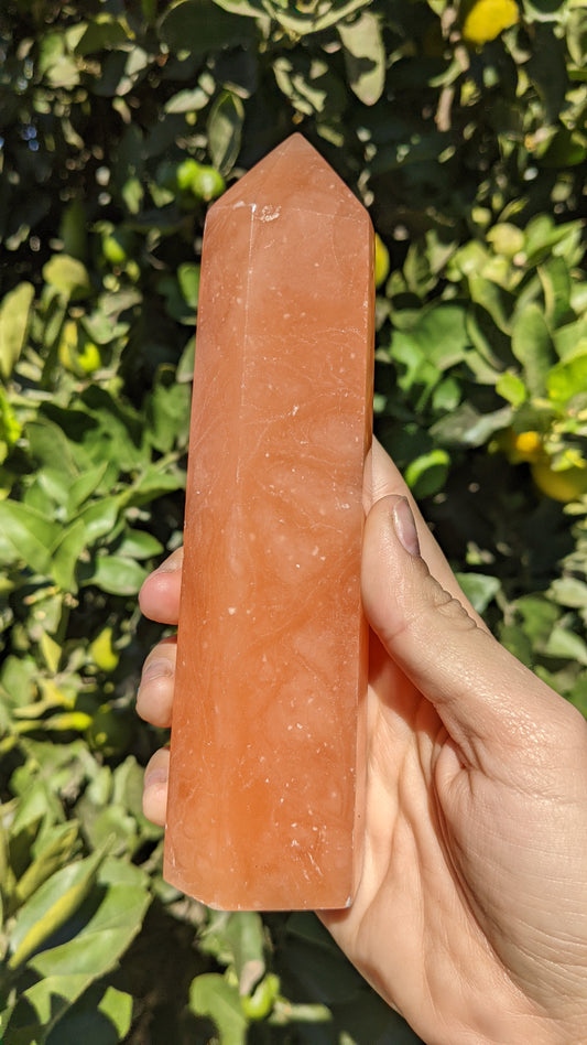 Orange Calcite Tower A