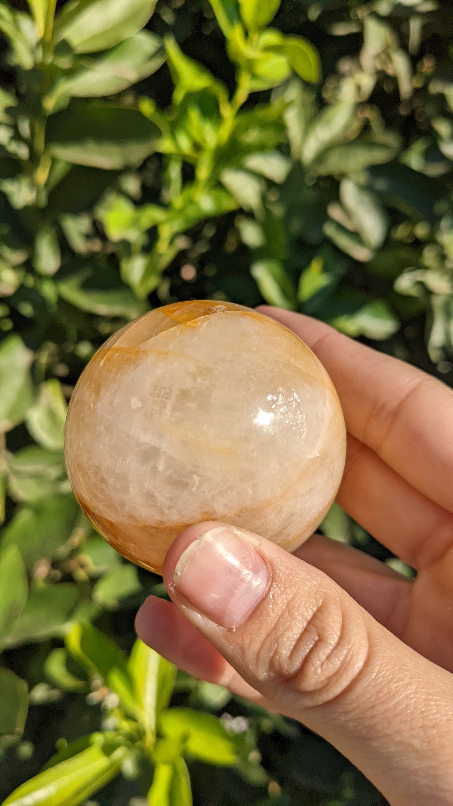 Golden Healer Quartz Spheres