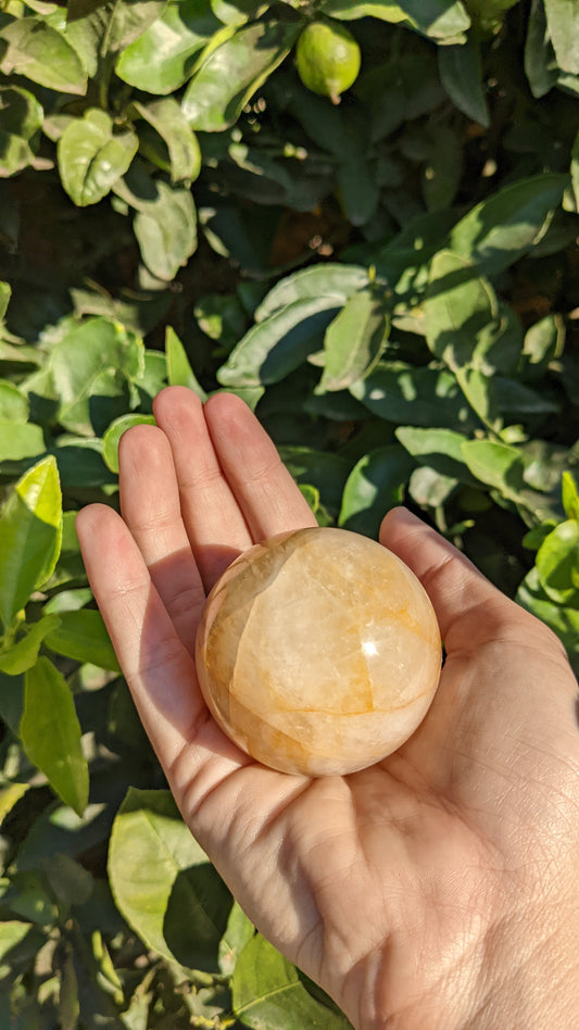 Golden Healer Quartz Spheres