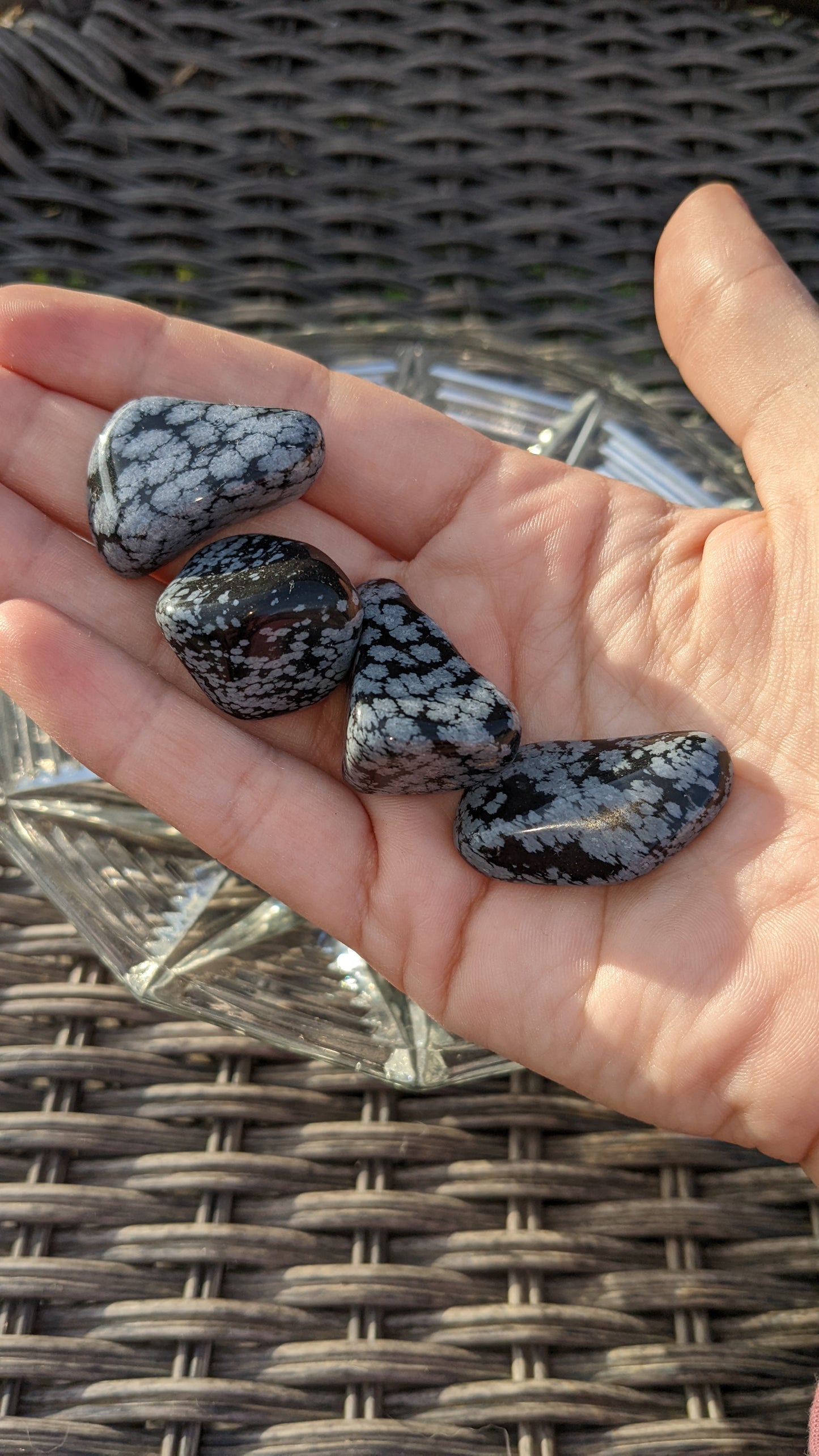 Snowflake Obsidian Tumble