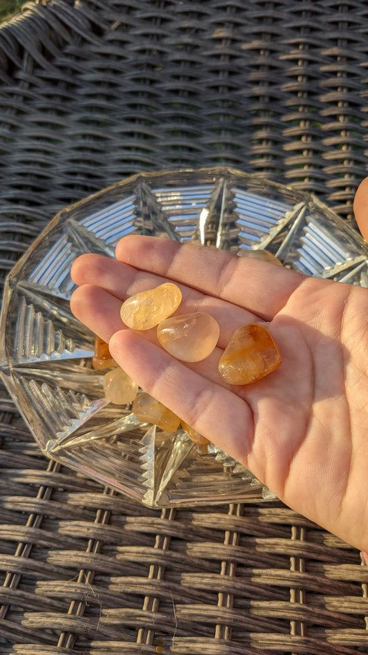 Golden Healer Quartz Tumbles 2 pcs