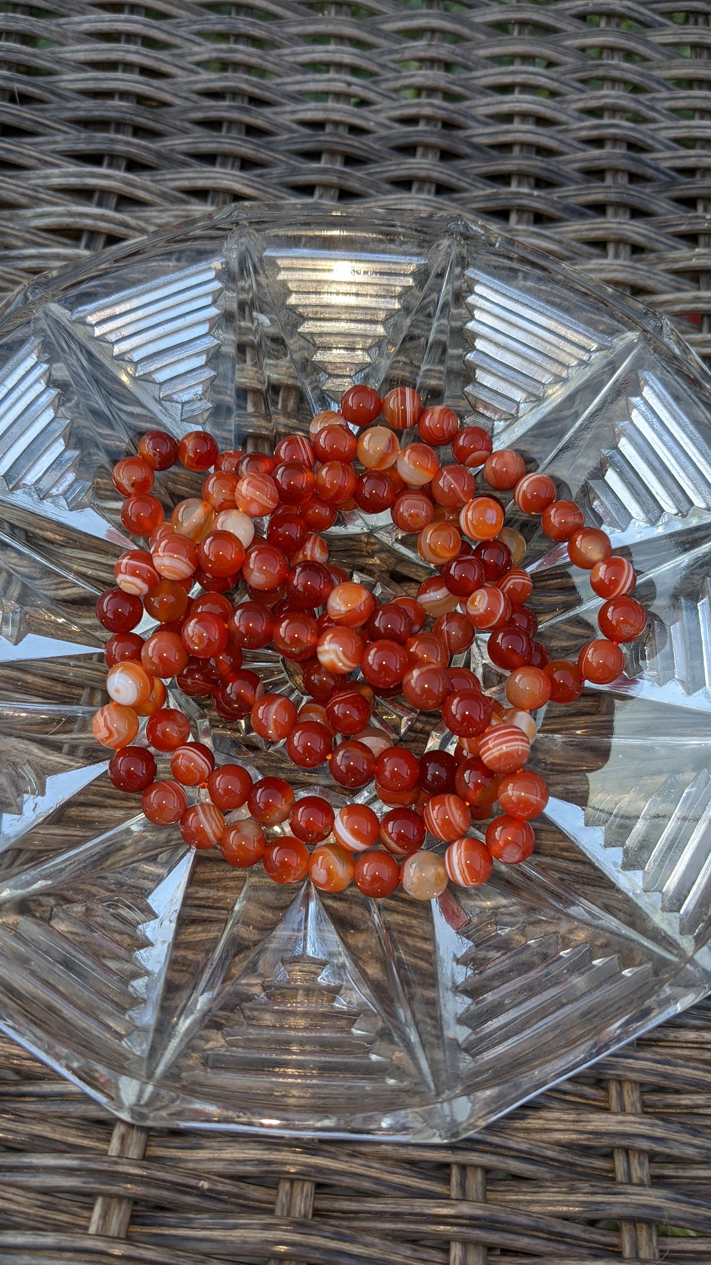 8 MM Carnelian Bracelets