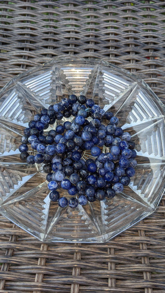 8 MM Sodalite Braceletes