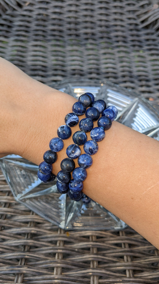 8 MM Sodalite Braceletes