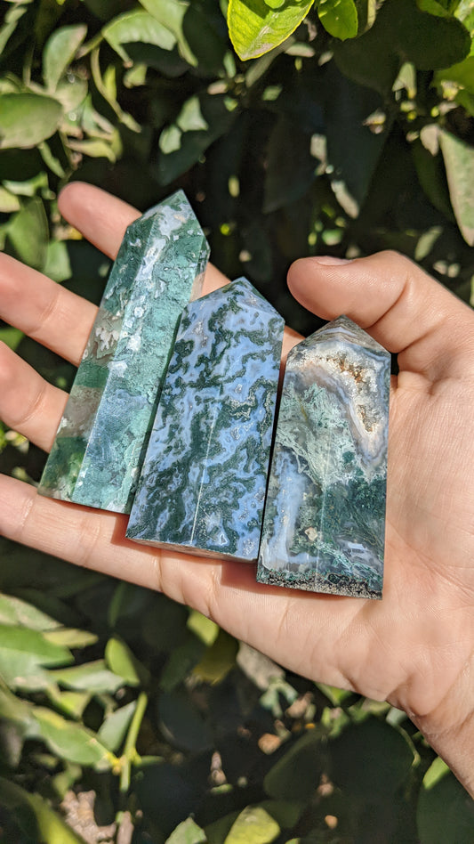 Moss Agate Towers