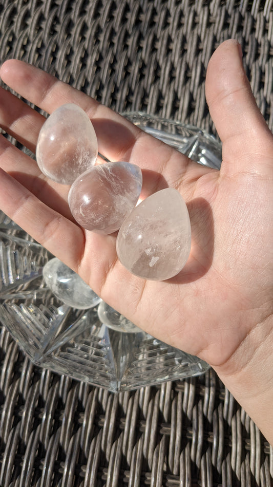 Clear Quartz Mini Eggs