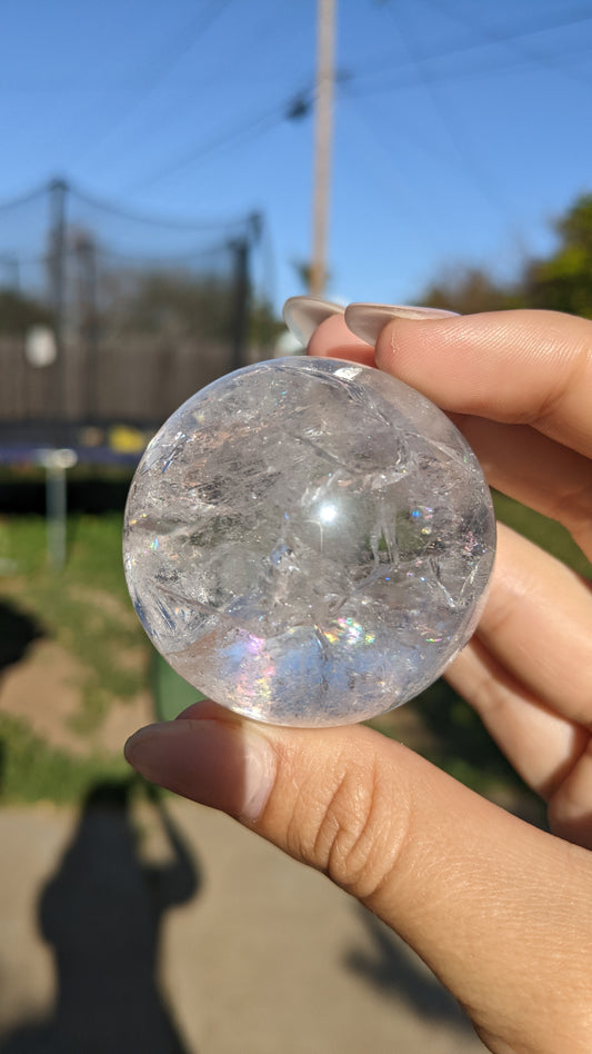 High Quality Quartz Spheres W/ Rainbows